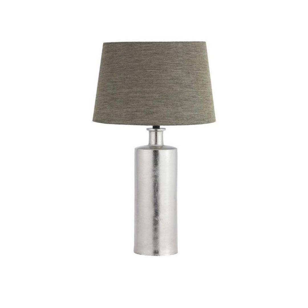 Nickel Table Lamp with Shade image 0